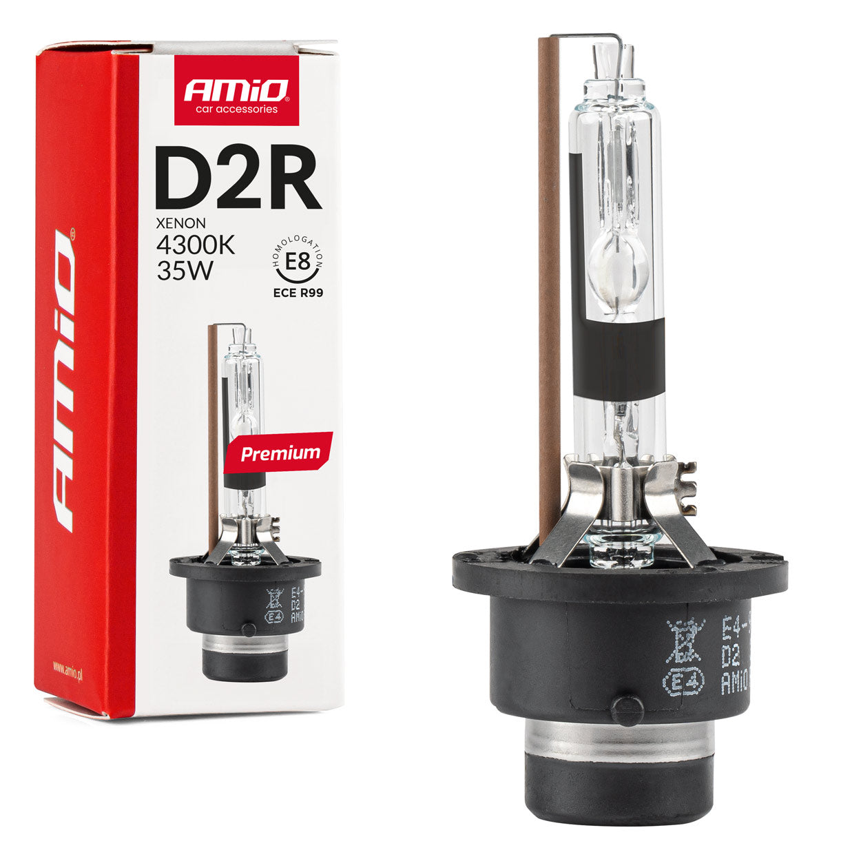 D2R-xenonpolttimo 4300K värilämpötilalla