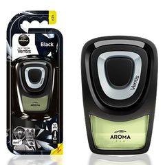 Aroma Car Ventis Black -ilmanraikastin auton ilmanvaihtoritilään