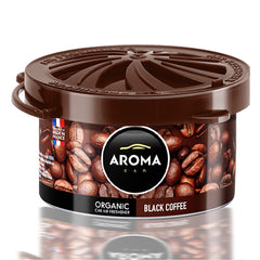 Aroma Organic Black Coffee -autotuoksu alumiinirasiassa