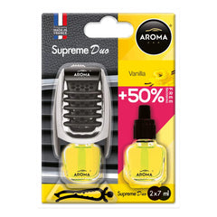 Aroma Car Supreme Duo Vanilia -autotuoksu auton ilmanvaihtoritilään