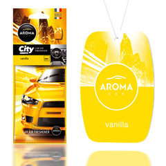 Aroma Car City Card -autotuoksu vaniljan tuoksulla