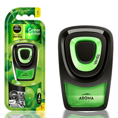 Aroma Car Ventis Lemon Green -ilmanraikastin auton tuuletusritilään