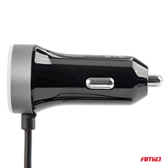 USB-autolaturi kahdella USB-ulostulolla