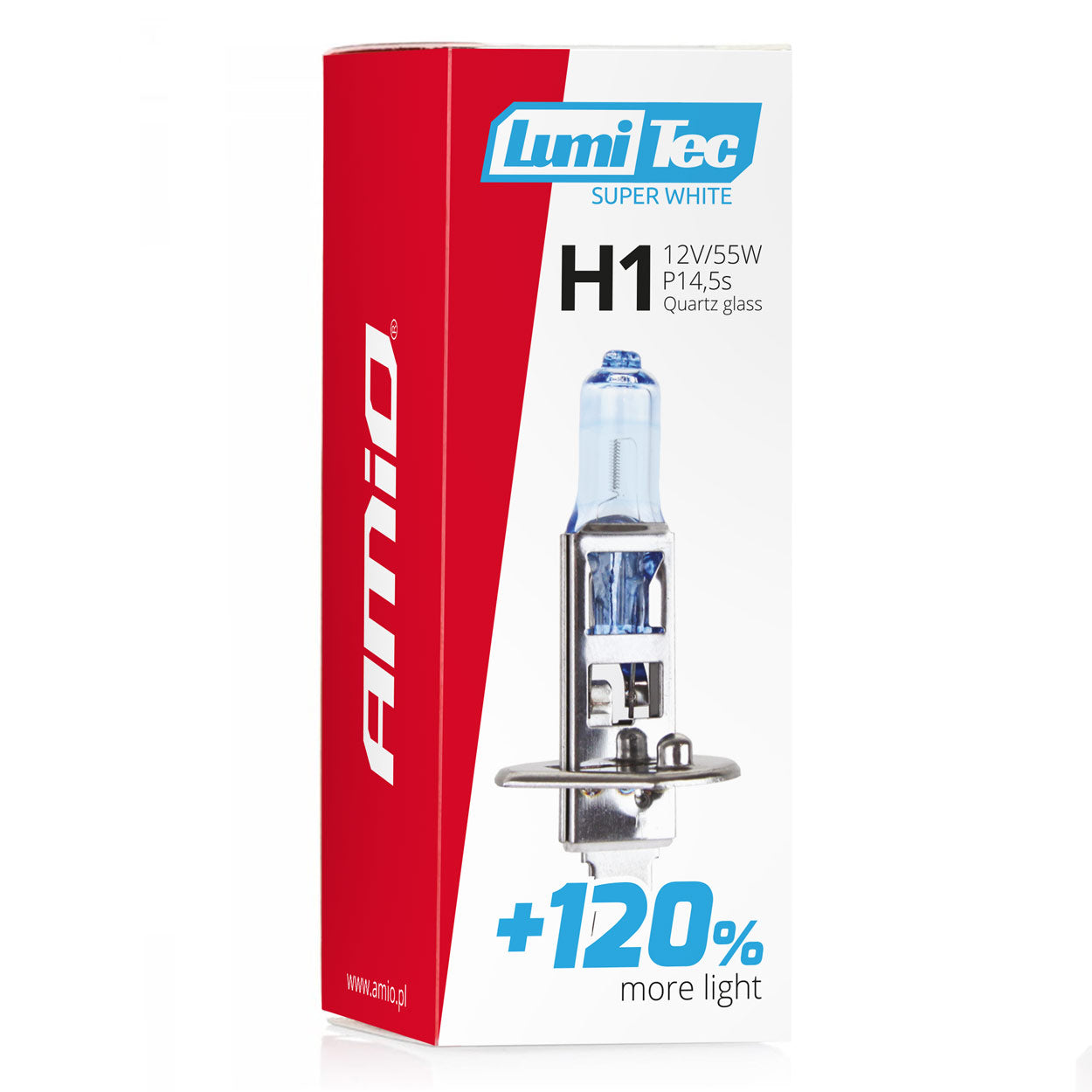 LumiTec Super White -halogeenipolttimo E1-tyyppihyväksynnällä