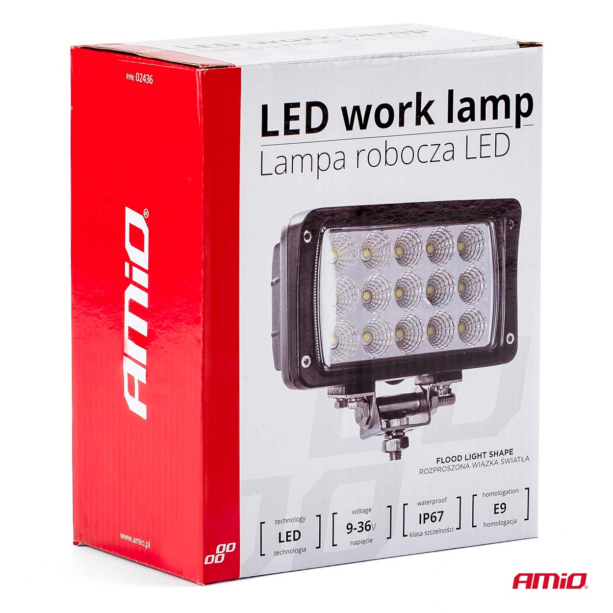 LED-arbejdslampe AWL22 med én lysfunktion