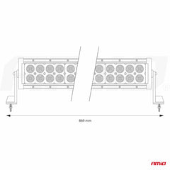LED-työvalo kiinnitystarvikkeilla