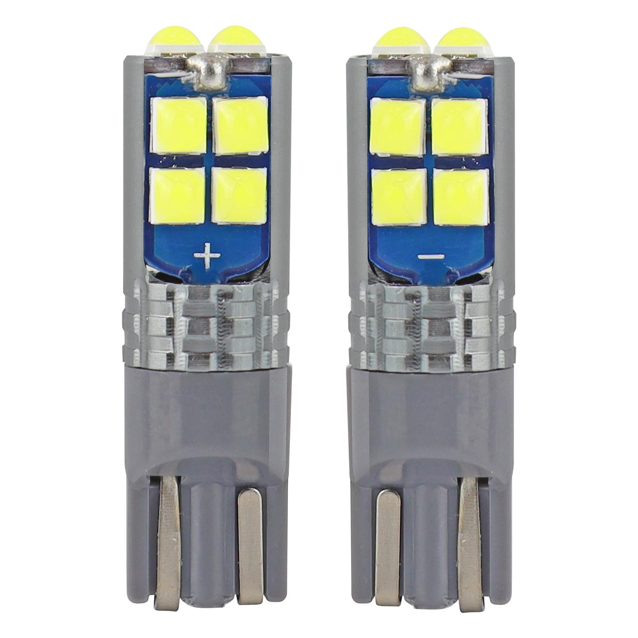 LED CANBUS W5W-pære med 10 SMD 3030-LED'er
