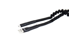 Kierrekaapeli USB- ja micro-USB-liittimillä