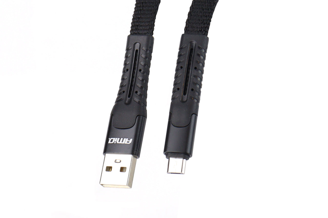 USB–micro-USB-kaapeli nailonpunoksella