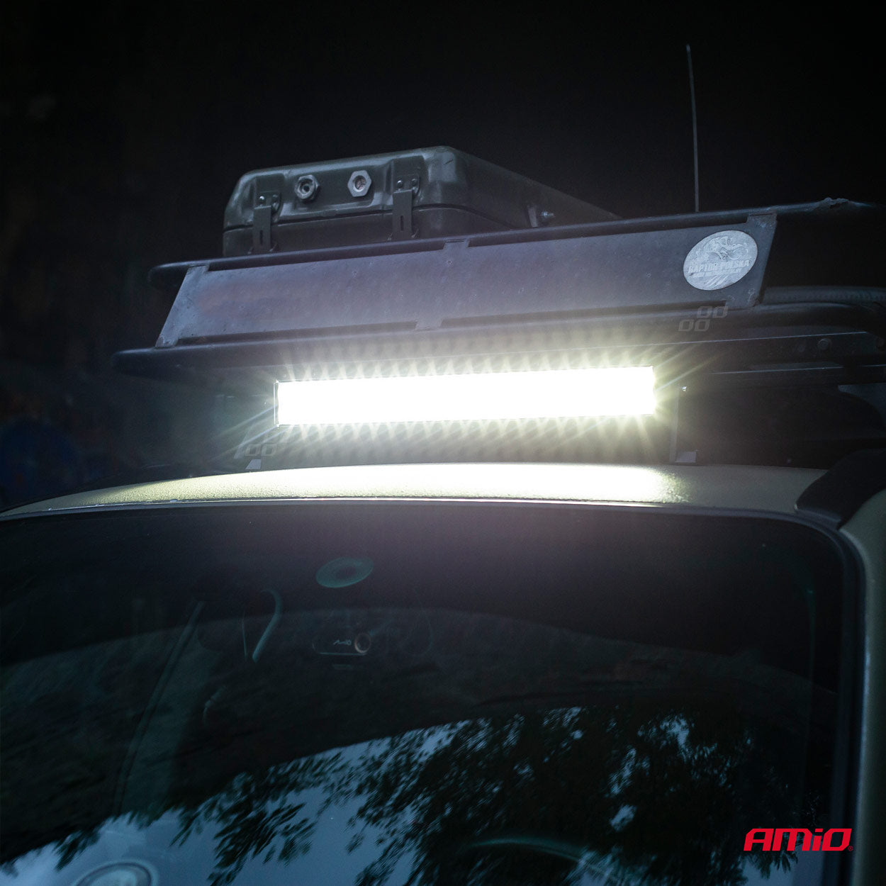 Sidevisning af LED-lysbjælke AWL27