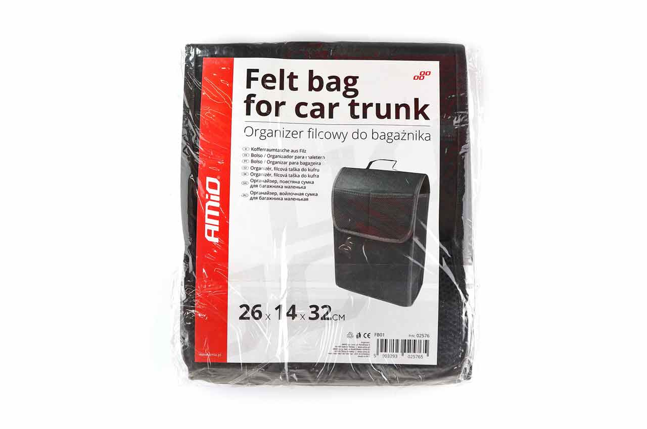 Bagagerumsorganizer i filt, model FB01