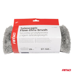 Teleskooppinen puhdistusharja säädettävällä varrella