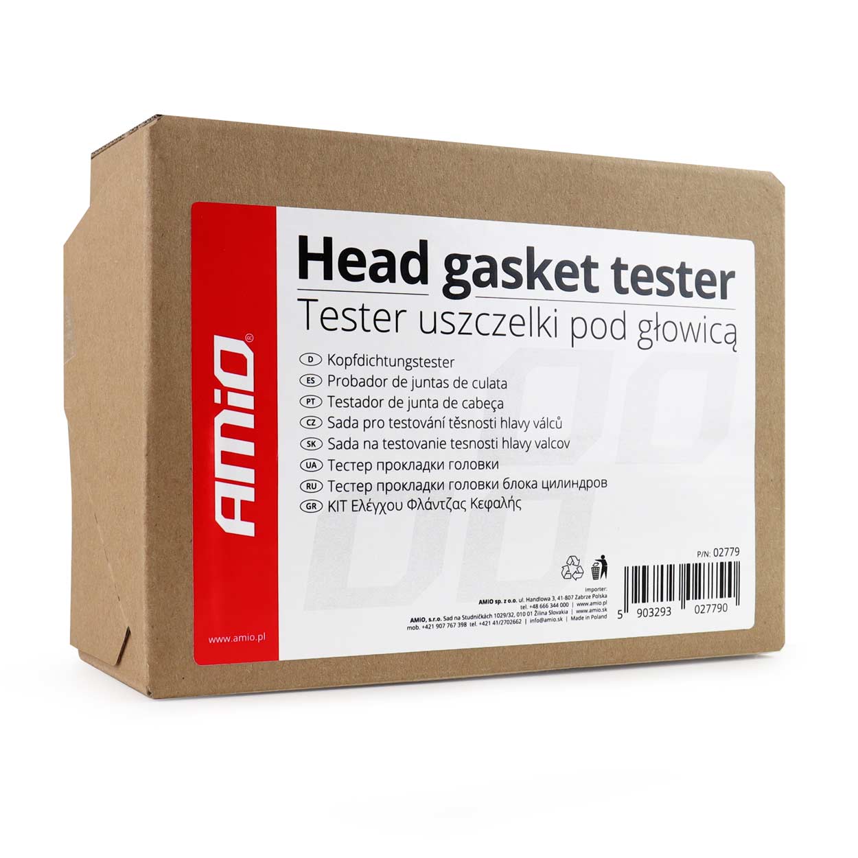Reaktionsvæske til tester til toppakning