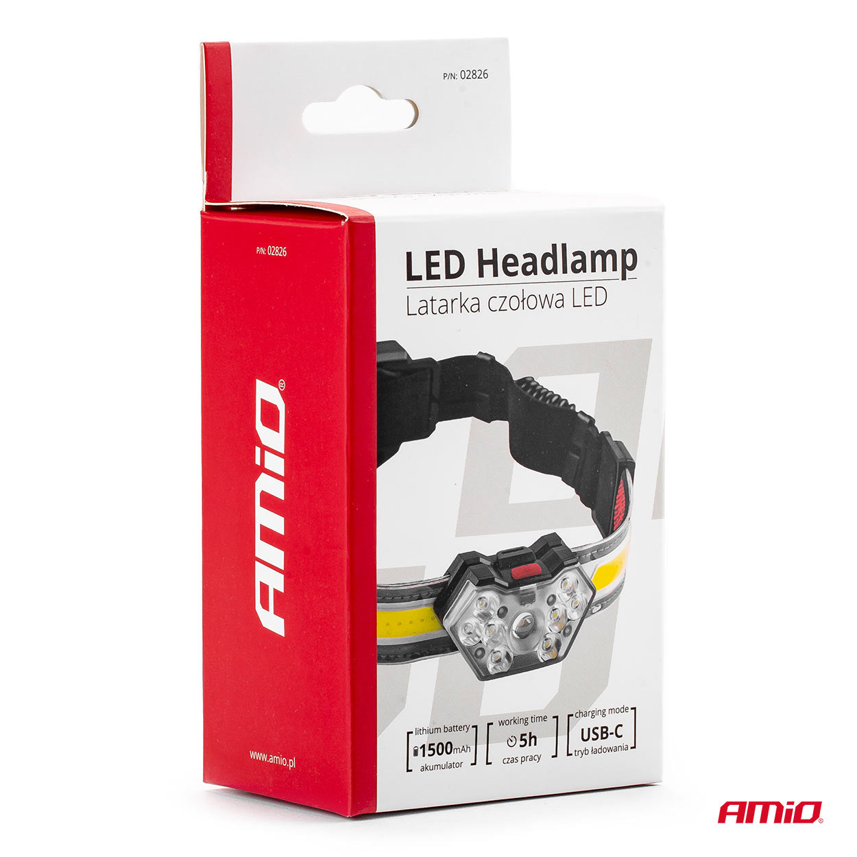 LED-pandelampe LH04 med genopladeligt batteri