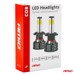 H1 COB LED-forlygte med monteringsdel