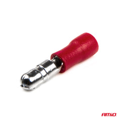 Snap-kabelsko han med rød PVC-isolering