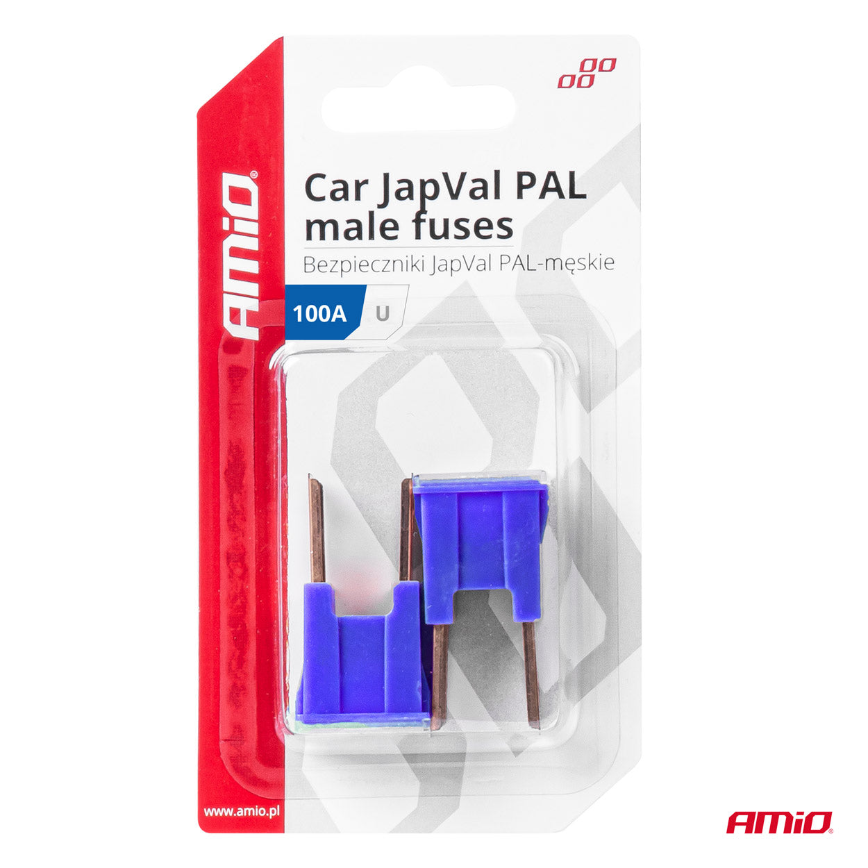 To JAPVAL PAL-han-sikringer på 100 A