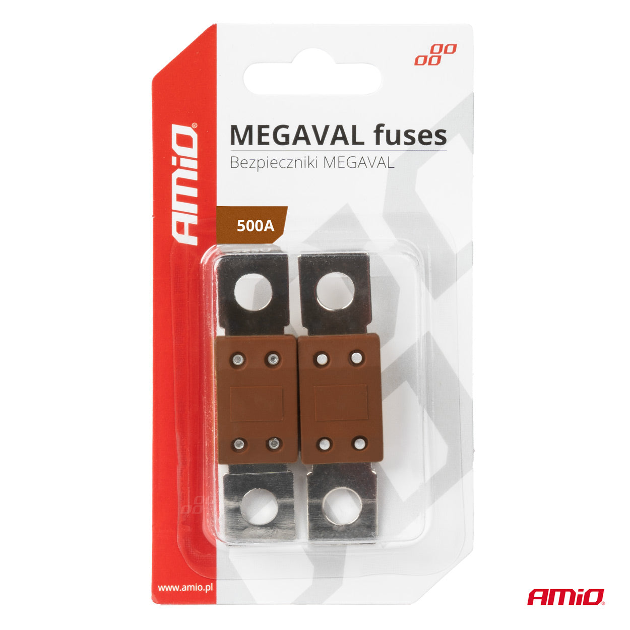 MEGAVAL sikring 500 A, pakning med 2 stk.