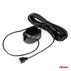 Parkeringssensorer integreret i nummerpladeramme