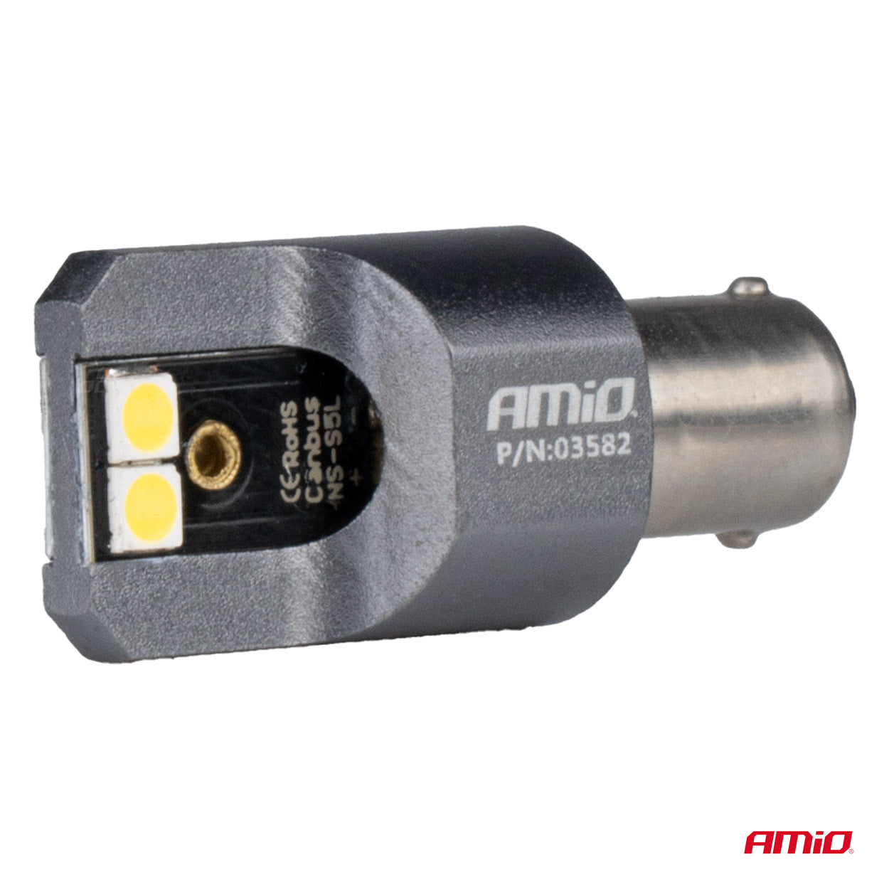 BA9S T4W LED-pære med 4 x 3030 SMD
