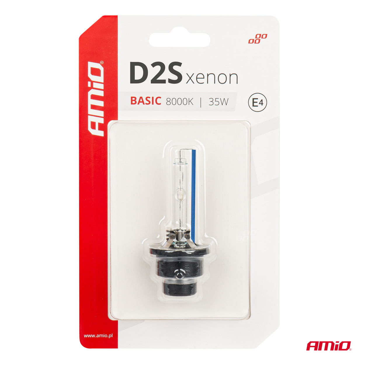 Xenonpære D2S 8000 K i blister