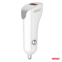USB-biloplader til 12-24 V-stik