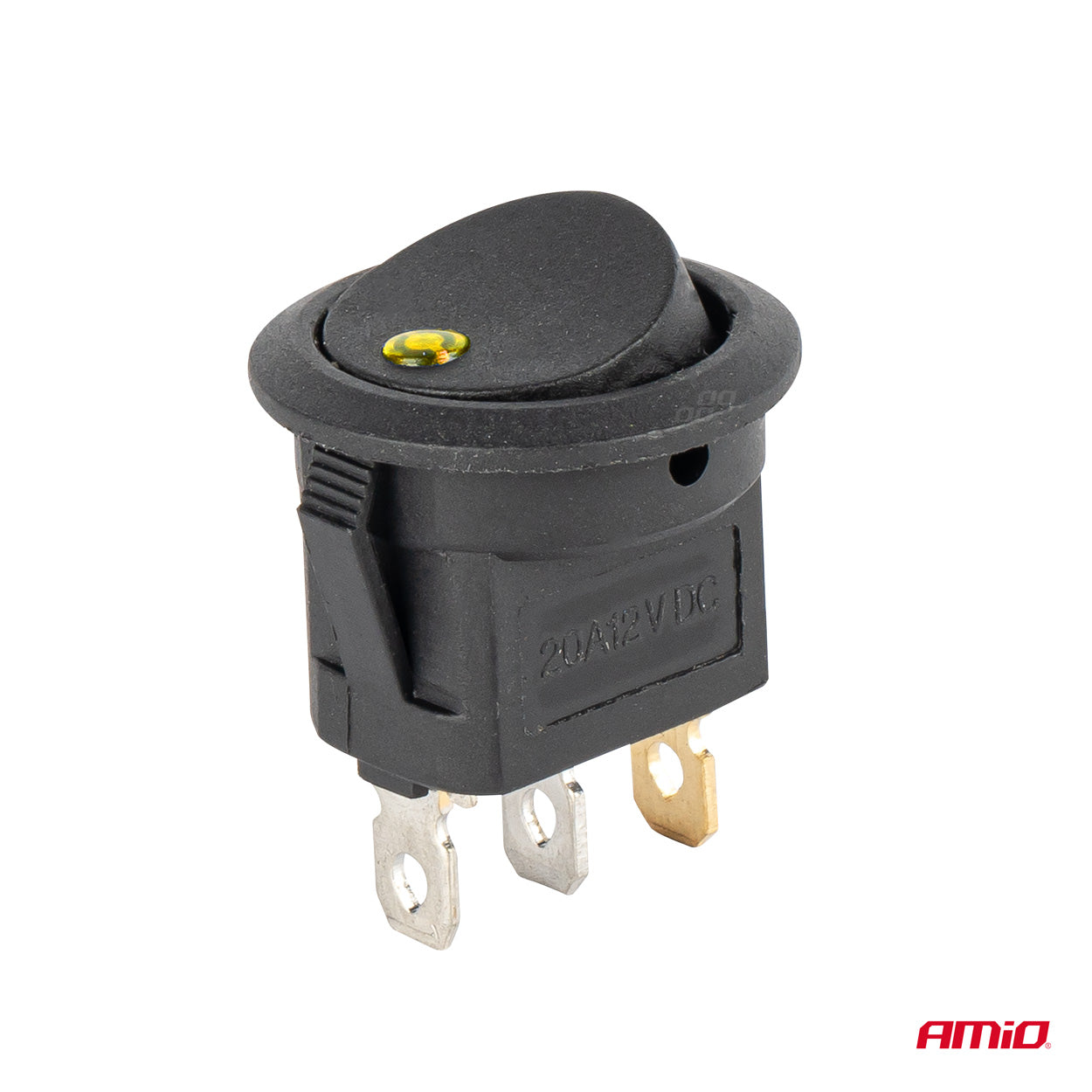 Rund afbryder til montering i panel