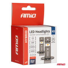 H3 LED-pærer med 60W samlet effekt
