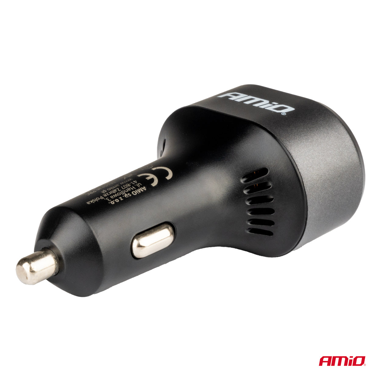 Autolaturi Quick Charge 3.0:lla, PD 30W:lla ja integroidulla volttimittarilla