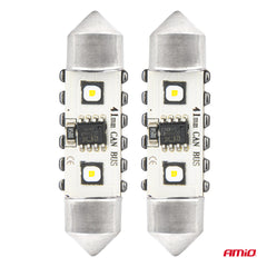 LED CANBUS-pære C5W set fra siden