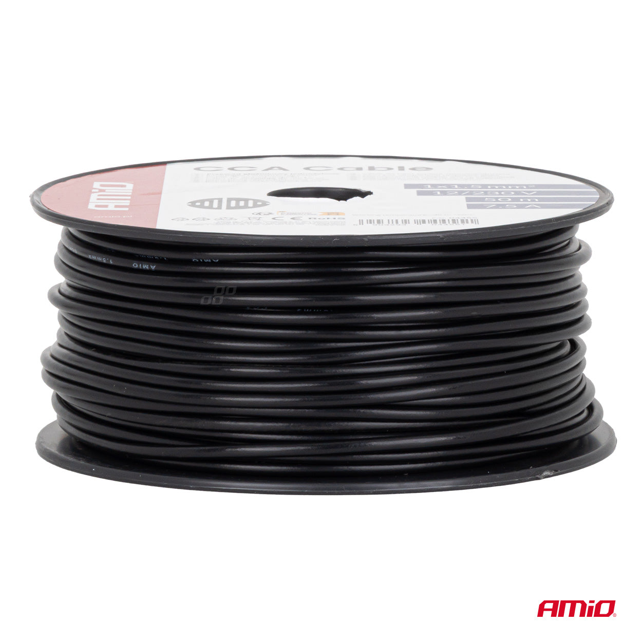 CCA installationskabel med 1 x 1,5 mm² tværsnit