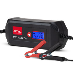 Digital batterioplader til 6V og 12V batterier