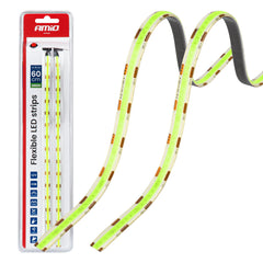Fleksible grønne COB LED-strips på 2 x 30 cm