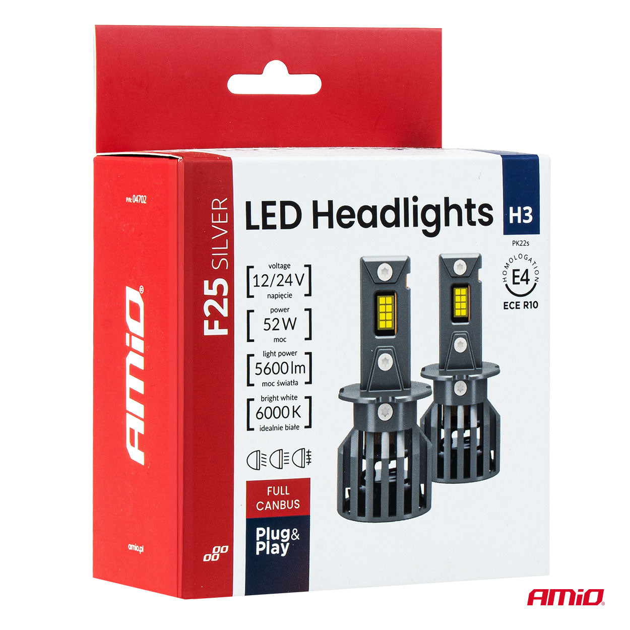 LED-forlygtepære F25 Silver Edition med 5600 lm
