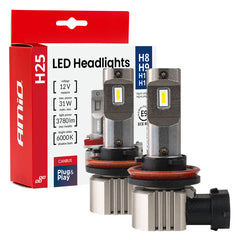 LED-pærer H8 H9 H11 H16 H25 12V 31W med CANBUS