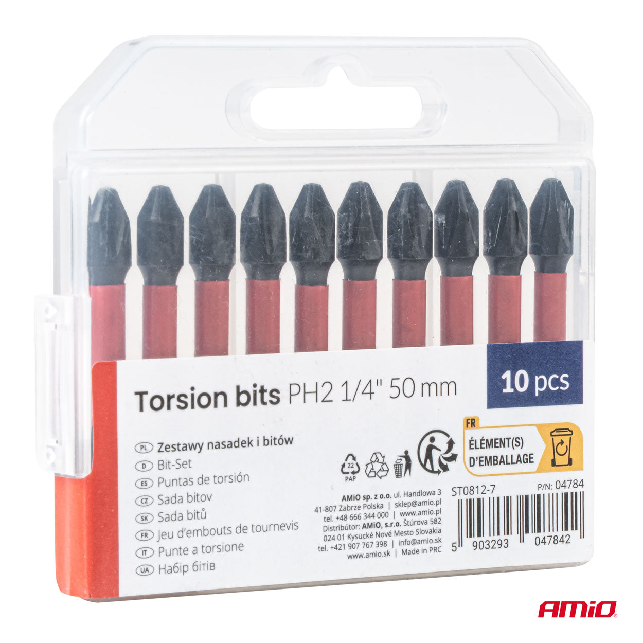 PH2 torsion bits med 50 mm længde