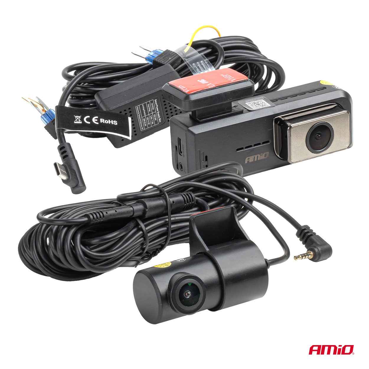 Dashcam 2 tuuman näytöllä ja Wi-Fi-yhteydellä