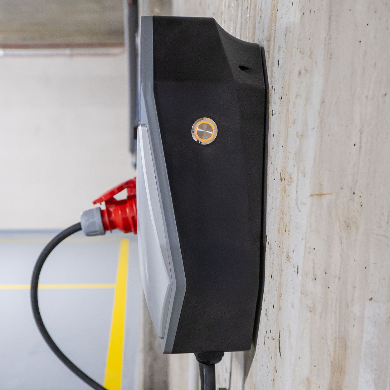 22 kW vægmonteret AC-elbiloplader