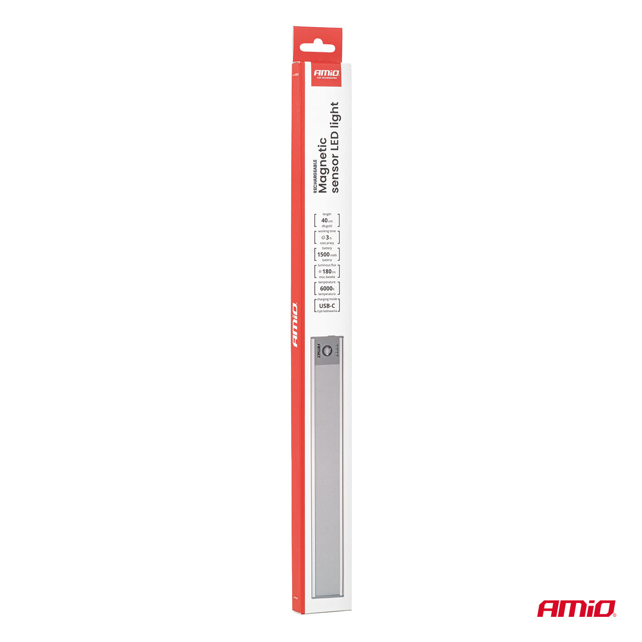 Langaton LED-valo mitoilla 23 x 4,1 x 0,9 cm