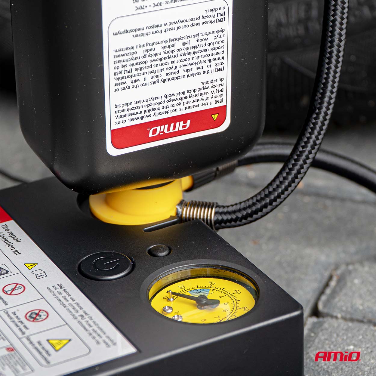 Kompakti rengaskorjaussarja autoon