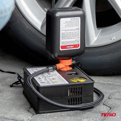 12 V kompressori renkaan korjaukseen ja täyttöön