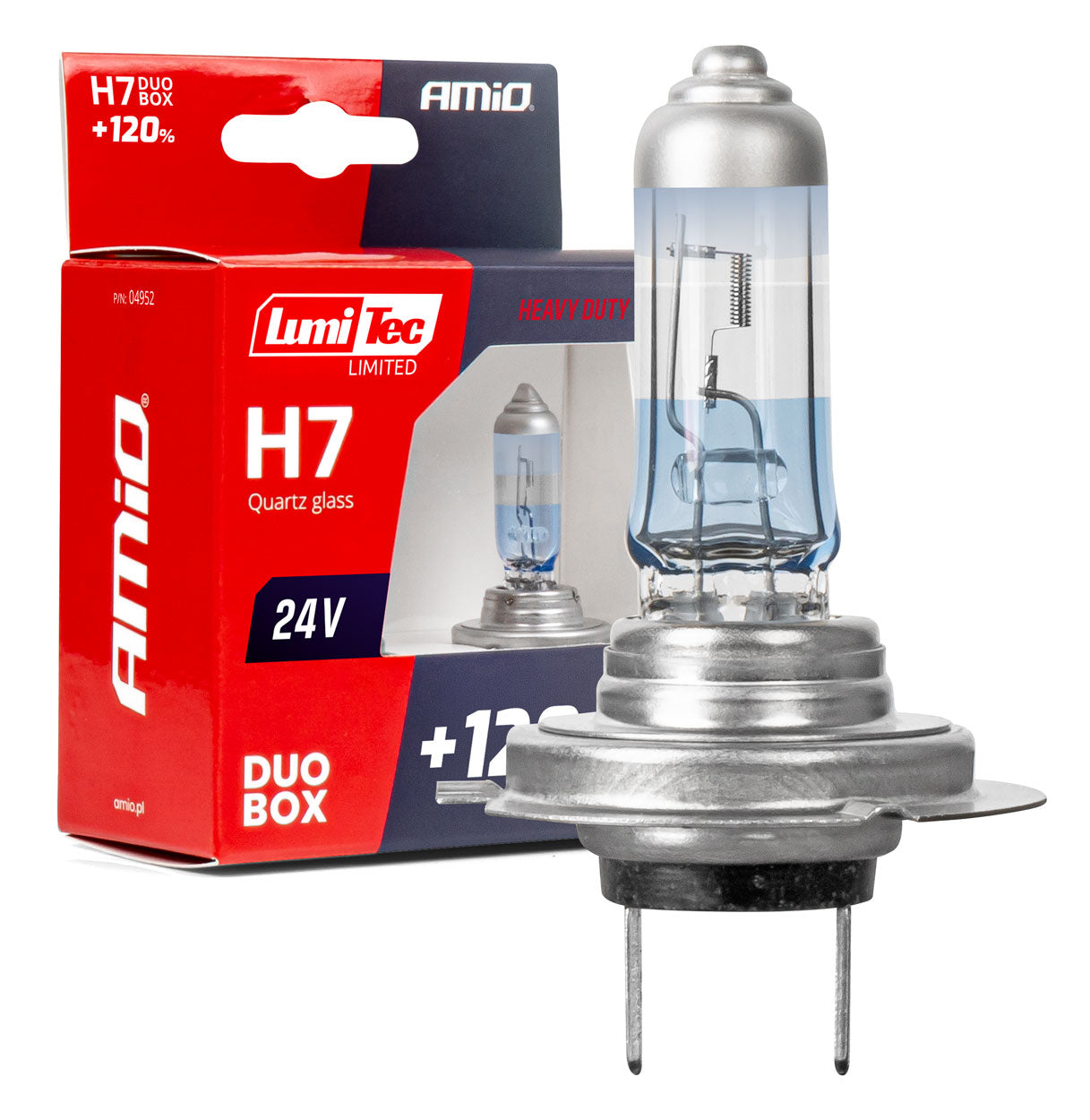 H7-halogeenipolttimot 24V 70W LumiTec LIMITED +120% DUO