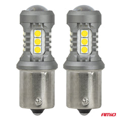 BAU15S/PY21W LED-polttimo 15 x SMD 3030 LEDillä
