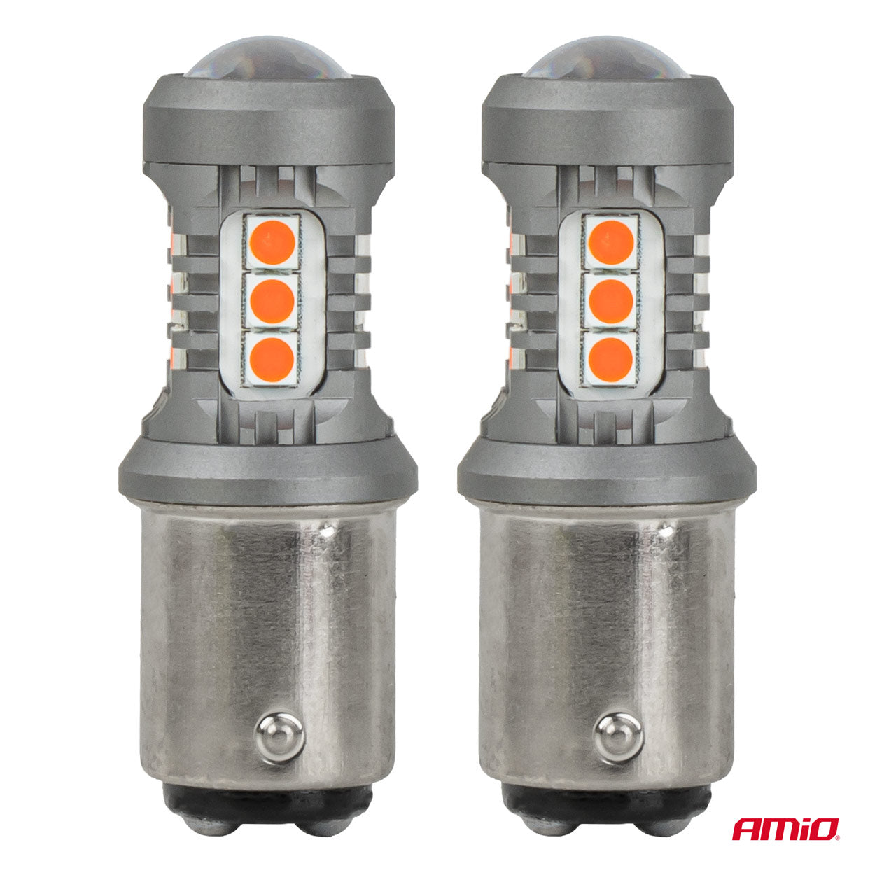 BAY15D P21/5W LED-polttimo, jossa on 15 SMD 3030 LEDiä