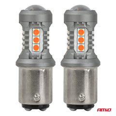 BAY15D P21/5W LED-polttimo, jossa on 15 SMD 3030 LEDiä