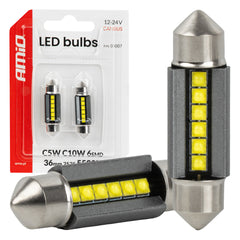 36 mm CANBUS LED-polttimo, jossa 6 SMD 2525 LEDiä