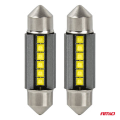 39 mm CANBUS LED-lamppu 12/24 V -järjestelmiin valkoisella valolla