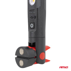 LED-inspektionslampe med magnet og klemme