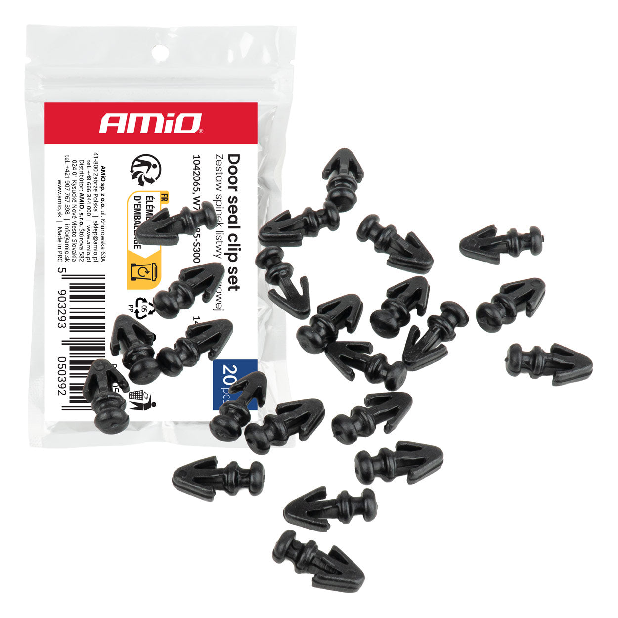 Korikiinnikkeet paneeleihin ja ovilistoihin, 14/8 mm, 20 kpl