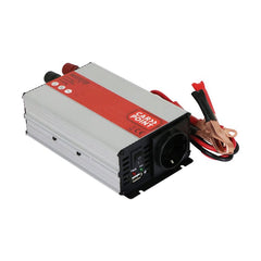 Carpoint-muunnin 12V-230V 600W akkukaapeleilla 